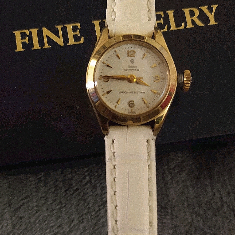 L ROLEX by Geneva oyster tudor women's watch